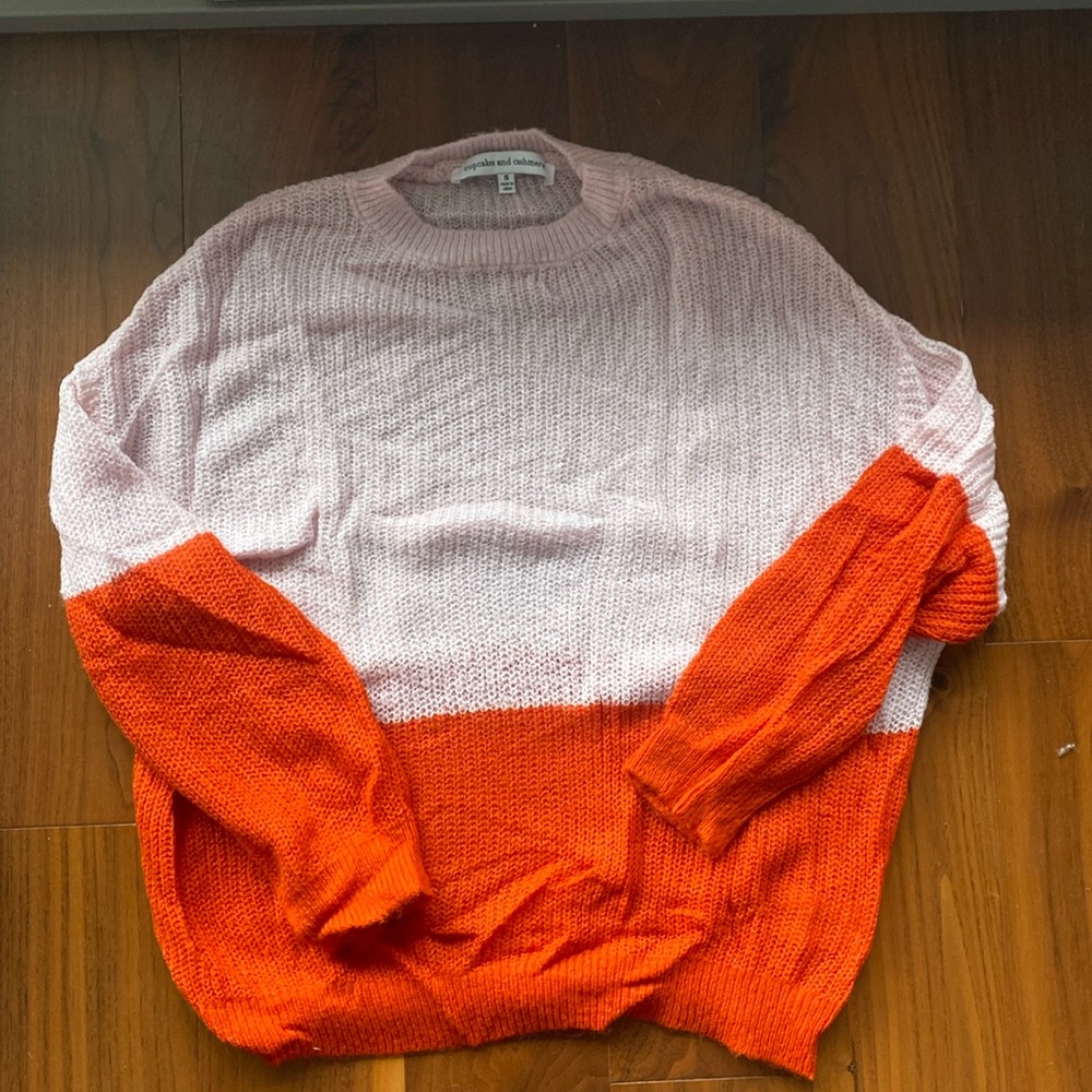 EUC Cupcakes and Cashmere colorblock sweater